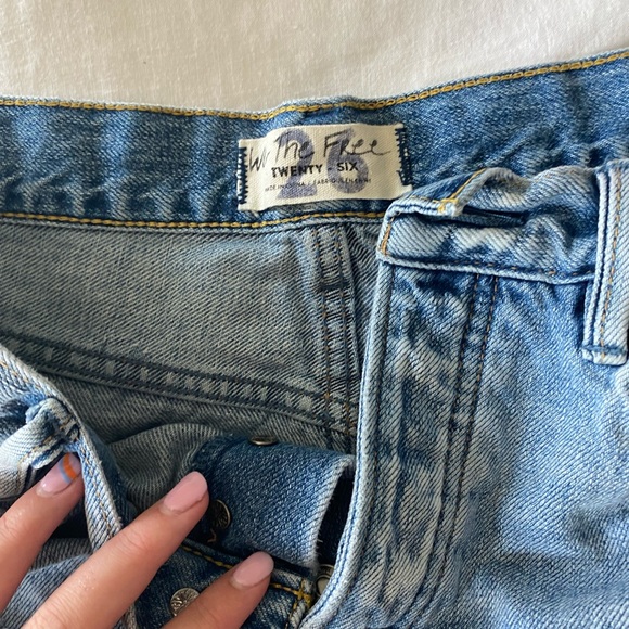 free people jean shorts!! - Picture 2 of 3